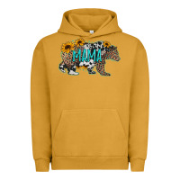 Pigment Peanut Butter mama bear sunflowers leopard cowhide mother's day Urban Hoodie - Jasminsmagicworld