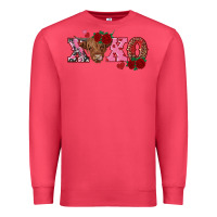 Cardinal xoxo highland cow Premium Sweatshirt - RanaPortraitStore