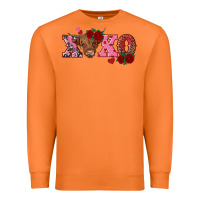 Carrot xoxo highland cow Premium Sweatshirt - RanaPortraitStore