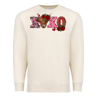 Sandshell xoxo highland cow Premium Sweatshirt - RanaPortraitStore