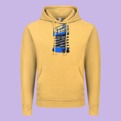 Scissor Lift Vintage Hoodie Designed By Lillyallendesigns