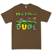 Cacao mardi gras dude alligator olivia Premium Tee - OliviaCreatesArt