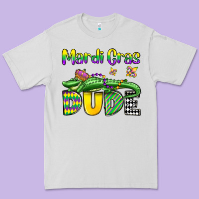 Mardi Gras Dude Alligator Olivia Premium Tee Designed By Oliviacreatesart
