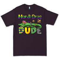 Plum mardi gras dude alligator olivia Premium Tee - OliviaCreatesArt