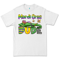 White mardi gras dude alligator olivia Premium Tee - OliviaCreatesArt