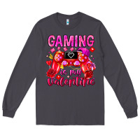 Smoke Gaming is My Valentine Long Sleeve Tee - CowhideDigitalArt