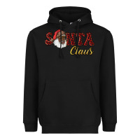 Black african american santa claus Heavyweight Hoodie - RanaPortraitStore