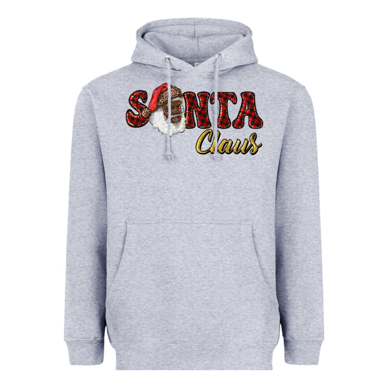 African American Santa Claus Heavyweight Hoodie by RanaPortraitStore | Teevron