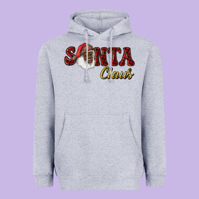 African American Santa Claus Heavyweight Hoodie Designed By Ranaportraitstore
