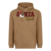 Toasted Coconut african american santa claus Heavyweight Hoodie - RanaPortraitStore