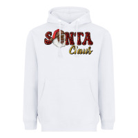 White african american santa claus Heavyweight Hoodie - RanaPortraitStore