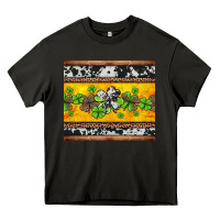 Asphalt st Patricks day western shamrock Heavy Core Tee - Jasminsmagicworld