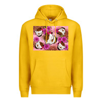 Lemon Guinea pig flowers Premium Hoodie - Artiststas