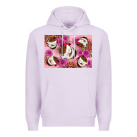 Lilac Guinea pig flowers Premium Hoodie - Artiststas