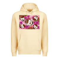 Pina Colada Guinea pig flowers Premium Hoodie - Artiststas