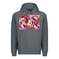 Rock Guinea pig flowers Premium Hoodie - Artiststas