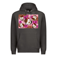 Smoke Guinea pig flowers Premium Hoodie - Artiststas