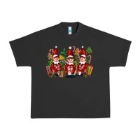 Pigment Black Christmas Elfs Urban Heavy Tee - FaDigitalArtStudio