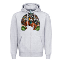 Rodeo Cowboy Rainbow Zipper Hoodie | Teevron