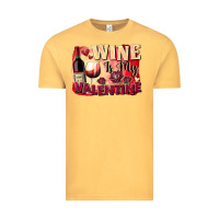 Vintage Mustard Wine İs My Valentine Fa Vintage Tee - FaDigitalArtStudio