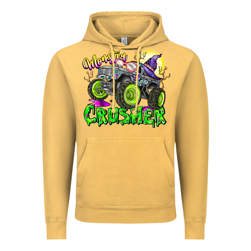 Monster Crusher Vintage Hoodie by CowhideDigitalArt | Teevron