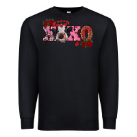 Black xoxo calf Premium Sweatshirt - RanaPortraitStore