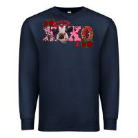 Navy xoxo calf Premium Sweatshirt - RanaPortraitStore