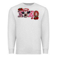 Oatmeal Heather xoxo calf Premium Sweatshirt - RanaPortraitStore