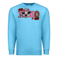 Ocean Blue xoxo calf Premium Sweatshirt - RanaPortraitStore