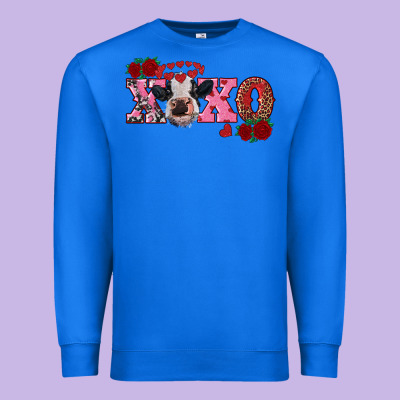 Xoxo Calf Premium Sweatshirt Designed By Ranaportraitstore