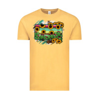 Vintage Mustard south Dakota State Map Vintage Tee - RanaPortraitStore