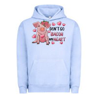 Pigment Grape Ice Valentine's Day Don't Go Bacon My Heart Urban Hoodie - RanaPortraitStore