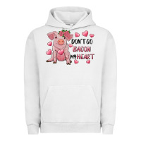 Pigment Lunar Rock Valentine's Day Don't Go Bacon My Heart Urban Hoodie - RanaPortraitStore