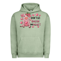 Pigment Oil Green Valentine's Day Don't Go Bacon My Heart Urban Hoodie - RanaPortraitStore