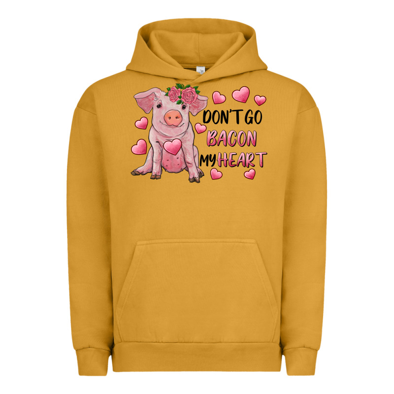 Valentine's Day Don't Go Bacon My Heart Urban Hoodie by RanaPortraitStore | Teevron
