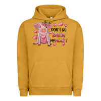 Pigment Peanut Butter Valentine's Day Don't Go Bacon My Heart Urban Hoodie - RanaPortraitStore