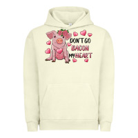 Pigment Pistachio Valentine's Day Don't Go Bacon My Heart Urban Hoodie - RanaPortraitStore