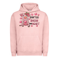 Pigment Salmon Valentine's Day Don't Go Bacon My Heart Urban Hoodie - RanaPortraitStore