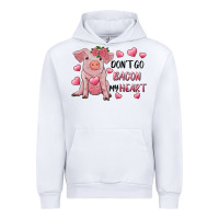 White Valentine's Day Don't Go Bacon My Heart Urban Hoodie - RanaPortraitStore