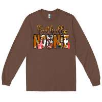 Chestnut football NONNiE Long Sleeve Tee - CowhideDigitalArt