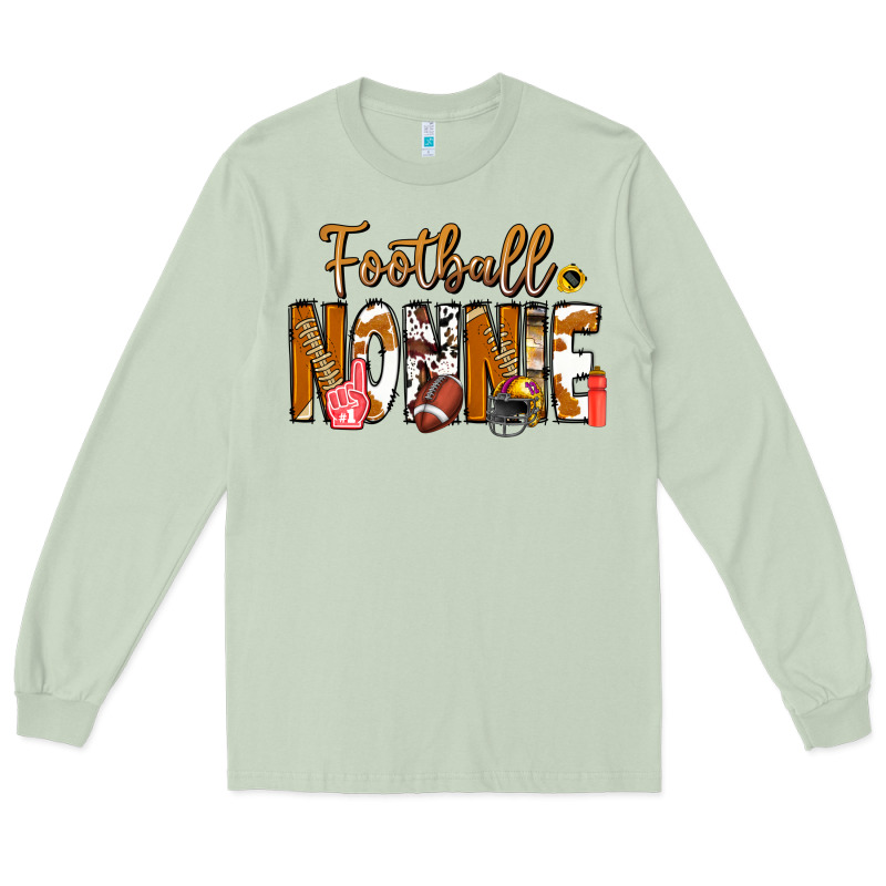 Football Nonnie Long Sleeve Tee by CowhideDigitalArt | Teevron