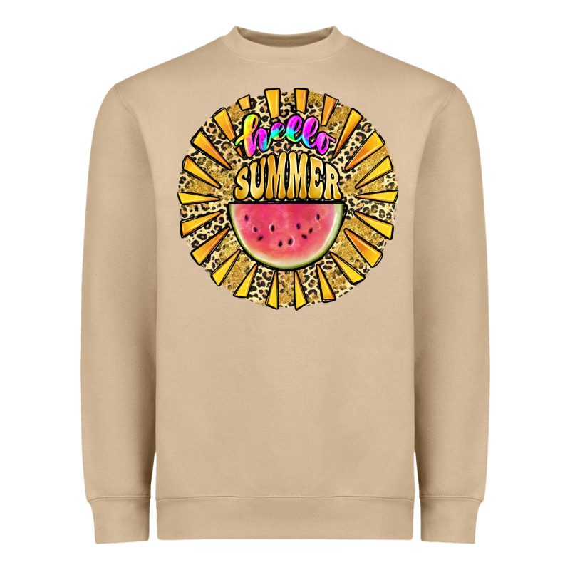 Hello Summer Heavyweight Sweatshirt by JahusDesignShop | Teevron