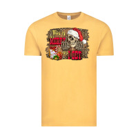 Vintage Mustard this is as merry as i get skull Vintage Tee - FaDigitalArtStudio