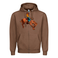 Chestnut cowboy rodeo Zipper Hoodie - JahusDesignShop