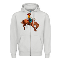 Cowboy Rodeo Zipper Hoodie | Teevron