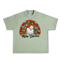 Merry Christmas Santa Rainbow Urban Heavy Tee | Teevron