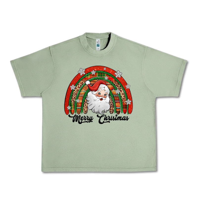 Merry Christmas Santa Rainbow Urban Heavy Tee by Jasminsmagicworld | Teevron