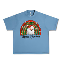Pebble Blue merry christmas santa rainbow Urban Heavy Tee - Jasminsmagicworld