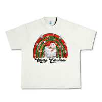 Pistachio merry christmas santa rainbow Urban Heavy Tee - Jasminsmagicworld