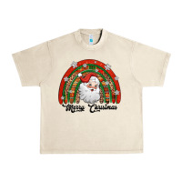 Sandshell merry christmas santa rainbow Urban Heavy Tee - Jasminsmagicworld
